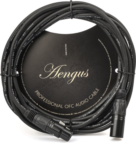 Professionele XLR microfoonkabel / signaalkabel - hoogwaardige audiokabel met goede afscherming - 5 meter
