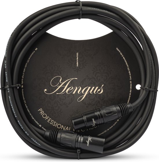 Professionele XLR microfoonkabel / signaalkabel - hoogwaardige audiokabel met goede afscherming - 3 meter
