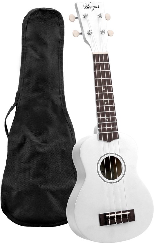 Áengus Sopraan Ukelele / Ukulele - Wit