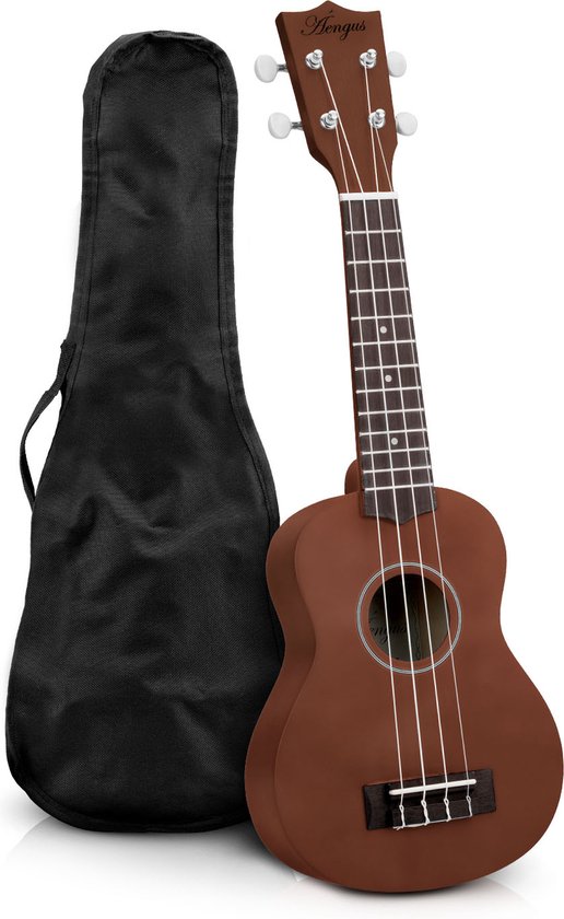 Áengus Sopraan Ukelele / Ukulele - Houtkleur