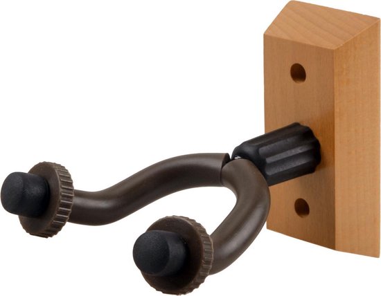 Gitaar muurbeugel - Wandsteun om gitaar op te hangen - Gitaarhouder - Gitaarhaak - Hout