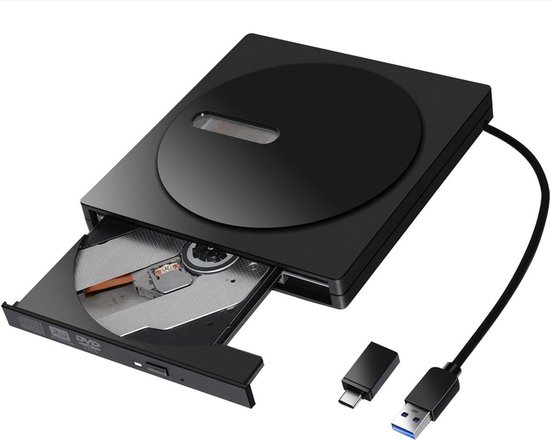 Externe DVD speler en brander - Optical Drive voor PC of laptop - USB 3.0 en USB C