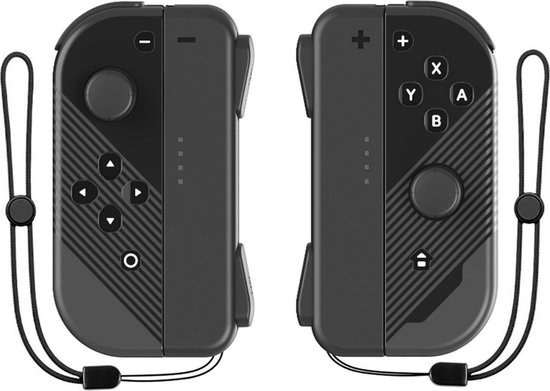 Octronic Controller set - geschikt voor Nintendo Switch - grip houder – Zwart