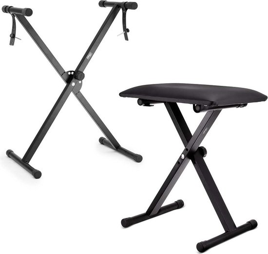 Keyboard standaard met pianokruk
