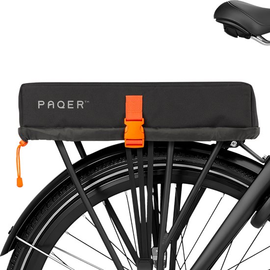 Accuhoes Electrische Fiets of E-Bike, Beschermhoes voor Bagagedrager Accu van Elektrische Fiets - Zwart