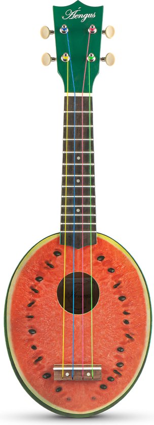 Áengus Sopraan Ukelele - model Watermeloen
