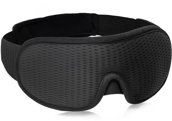 Slaapmasker Oogmasker 3D Ergonomisch – Slaapmasker Vrouwen of Mannen - Verstelbaar - Traagschuim - 100% Verduisterend!